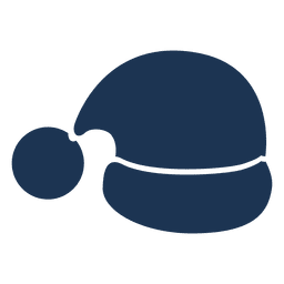 Santa hat silhouette icon 57 PNG Design