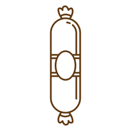 Sausage food PNG Design