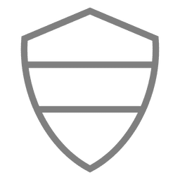 Simple shield emblem label PNG Design Transparent PNG
