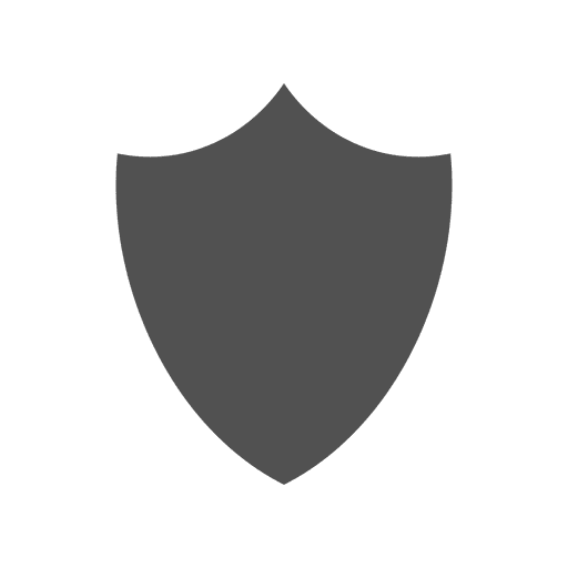 Silhouette emblem shield PNG Design