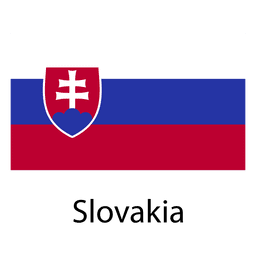 Bandera nacional de eslovaquia Diseño PNG