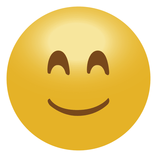 Gl?ckliches L?cheln Emoji Emoticon Symbol PNG-Design