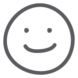 Emoticon de sonrisa emoji Diseño PNG