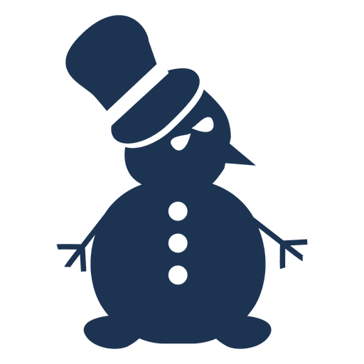 ?cone da silhueta do boneco de neve 58