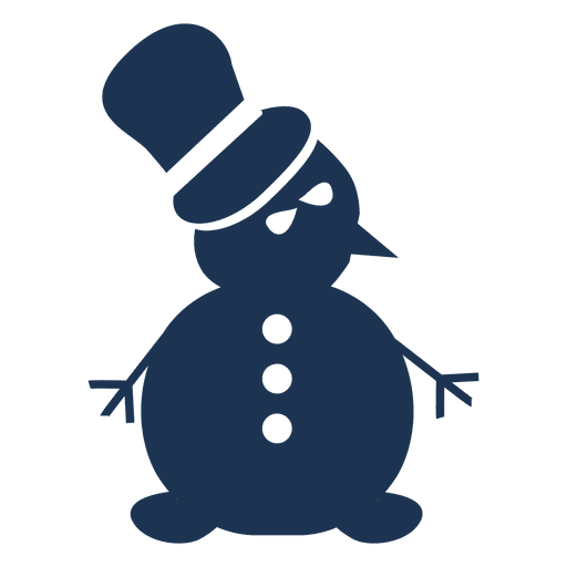 Free Free 118 Silhouette Snowman Svg SVG PNG EPS DXF File