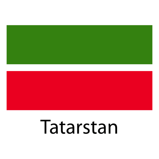 Tatarstan Nationalflagge PNG-Design