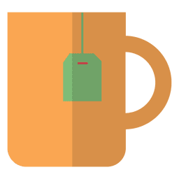 Flat tea cup icon PNG Design Transparent PNG