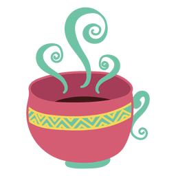 Tea cup coffee PNG Design