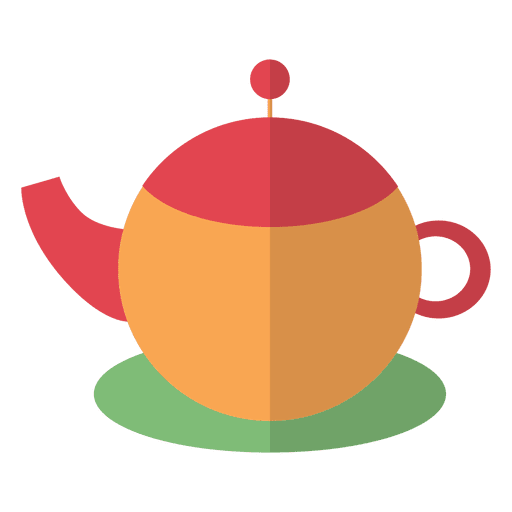 Tea teapot drink PNG Design