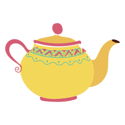 Tetera tetera Diseño PNG