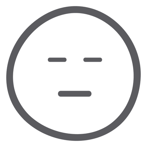 Emoticon emoji cansado Diseño PNG