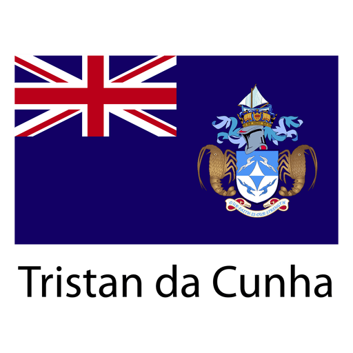 Tristan da Cunha Nationalflagge PNG-Design