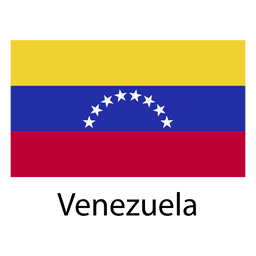 Bandera nacional de venezuela Diseño PNG