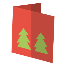 Winter greeting card flat icon 11 PNG Design Transparent PNG