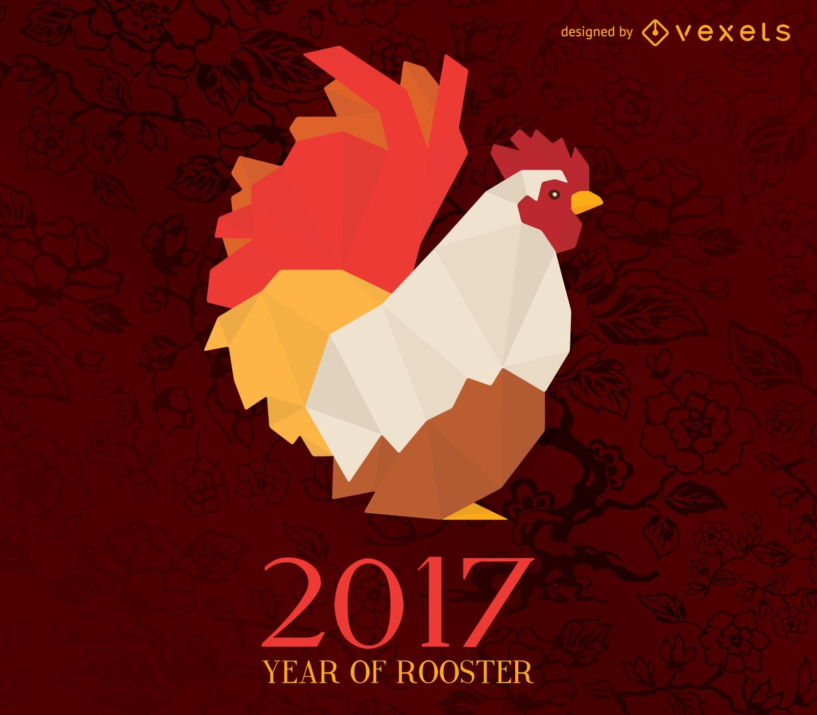 2017 Jahr der Hahnhoroskopillustration