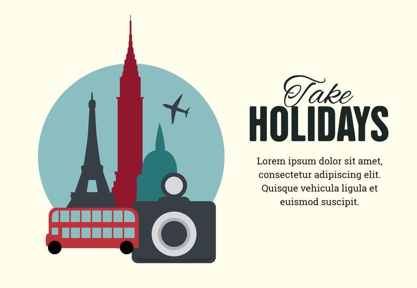 Vacations poster design maker Vacations poster design maker