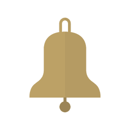 Icono de campana plana 28 Diseño PNG