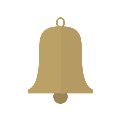 Bell flat icon 29 PNG Design