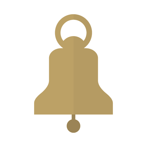 Bell flat icon 33 PNG Design