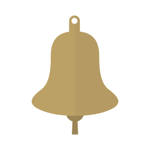 Bell flat icon 34 PNG Design