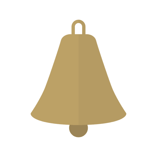 Bell flat icon 36 PNG Design