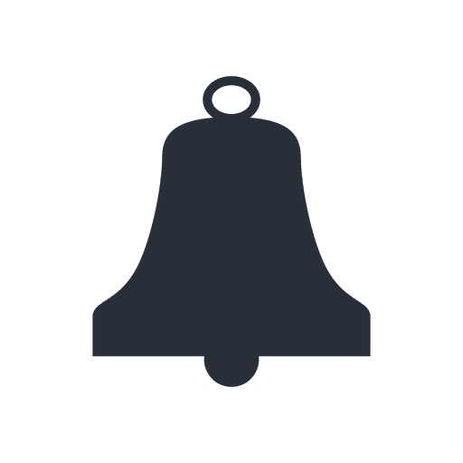 Icono de campana 14 Diseño PNG