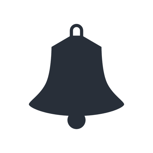 Glockensymbol 18 PNG-Design