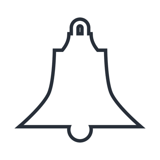Bell stroke icon 03