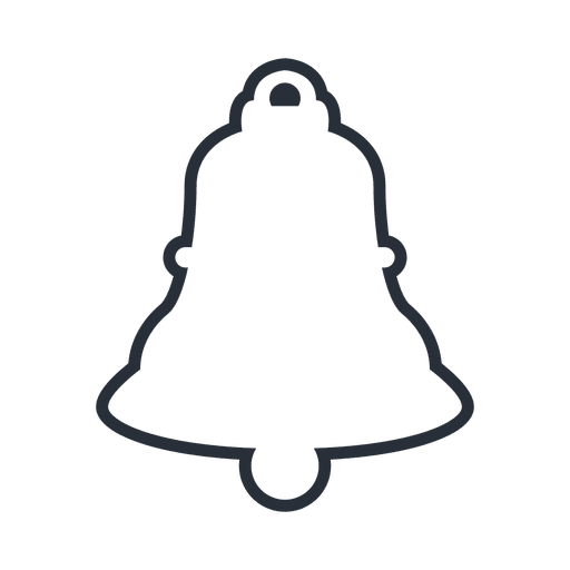 Bell stroke icon 08 PNG Design