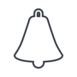 Diseño de icono de campana Diseño PNG