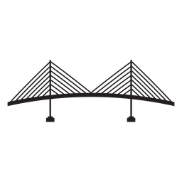 Ícone de curso da ponte 02 Desenho PNG
