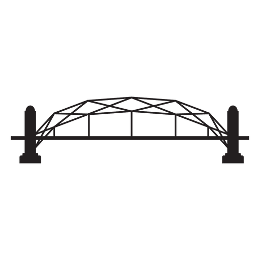 Icono de trazo de puente 06