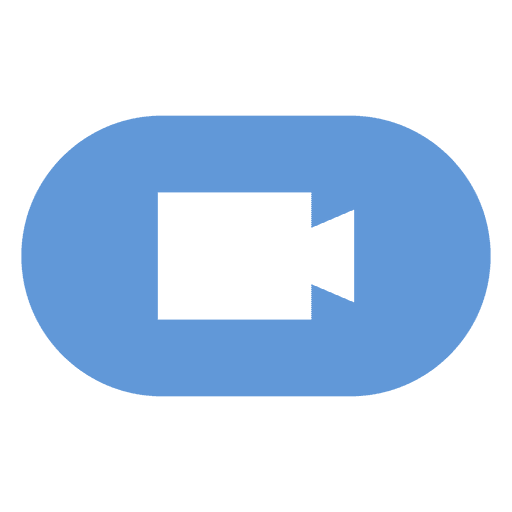 Camera on button flat icon Transparent PNG & SVG vector file