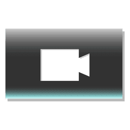 Camera on button rectangle icon PNG Design Transparent PNG
