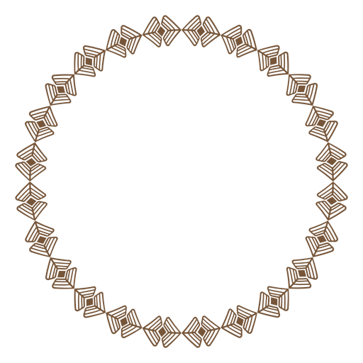 Quadro circular 06 Desenho PNG