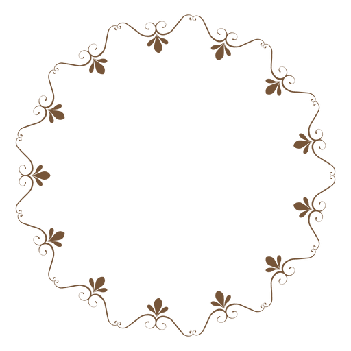 Circle frame 07 - Transparent PNG & SVG vector file