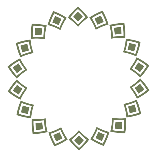 Quadro circular 08 Desenho PNG