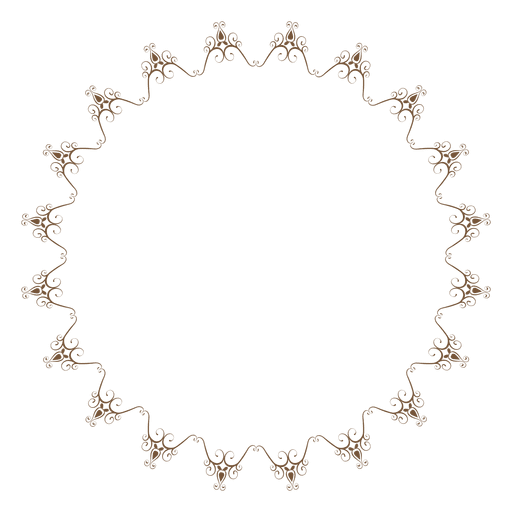 Quadro decorativo do círculo Desenho PNG