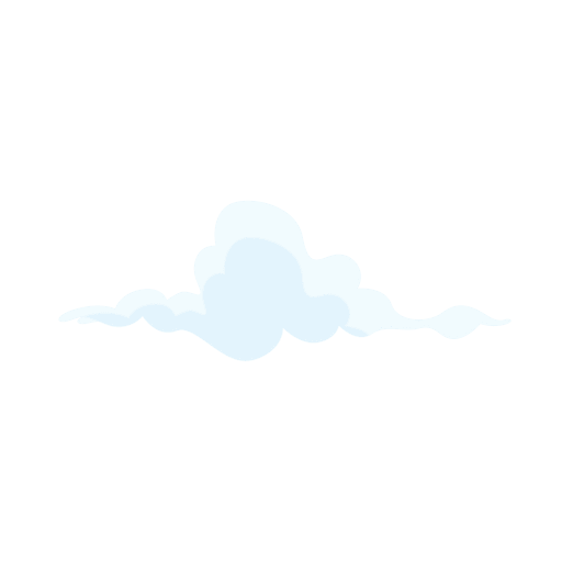 Dibujos animados de nube 02 Diseño PNG