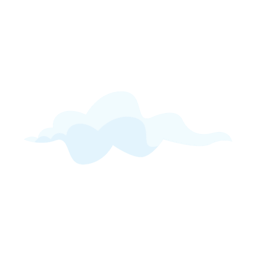 Dibujos animados de la nube 03 Diseño PNG