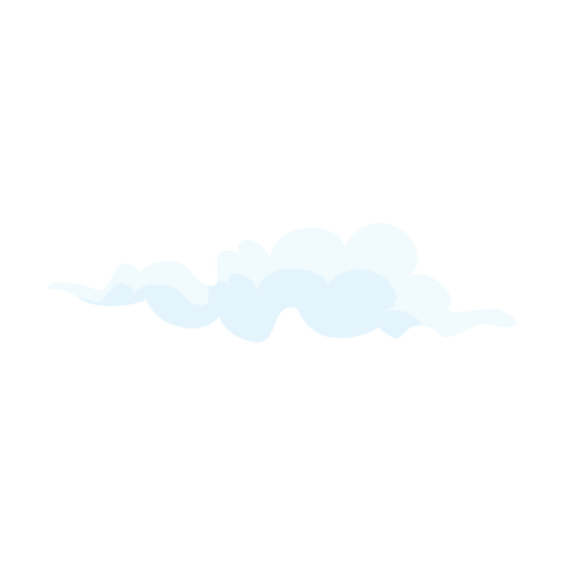 Cloud cartoon 04 PNG Design