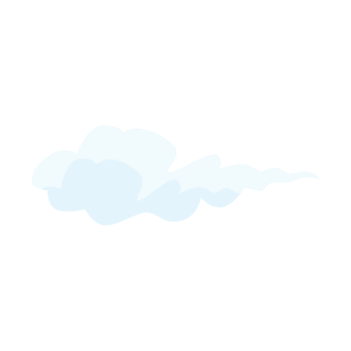 Dibujos animados de la nube 07 Diseño PNG