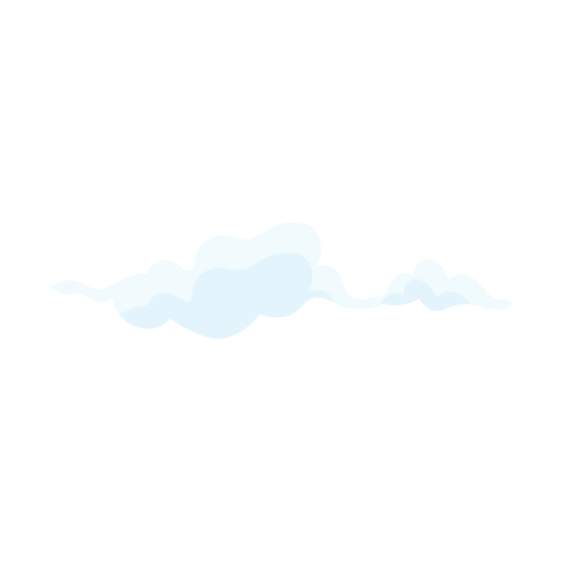 Dibujos animados en la nube 09 Diseño PNG