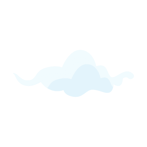 Wolkenkarikatur 10 PNG-Design