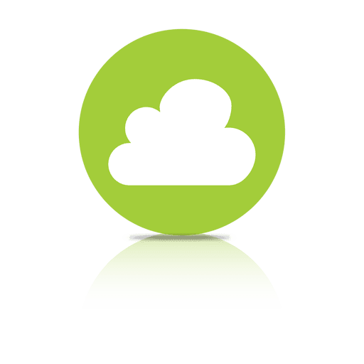 Cloud shadow icon PNG Design