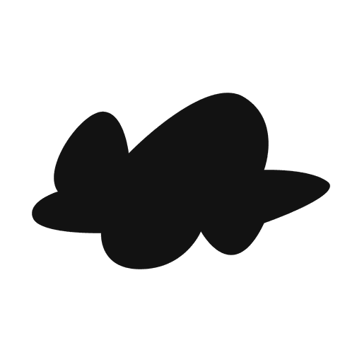 Cloud silhouette 01 PNG Design