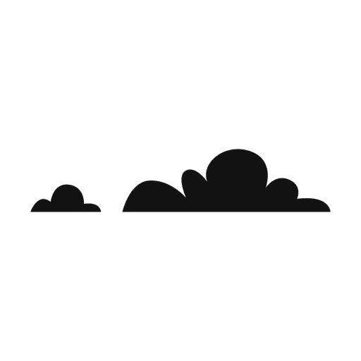 Cloud silhouette 05 - Transparent PNG & SVG vector file