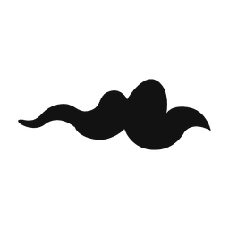 Cloud silhouette 10 PNG Design