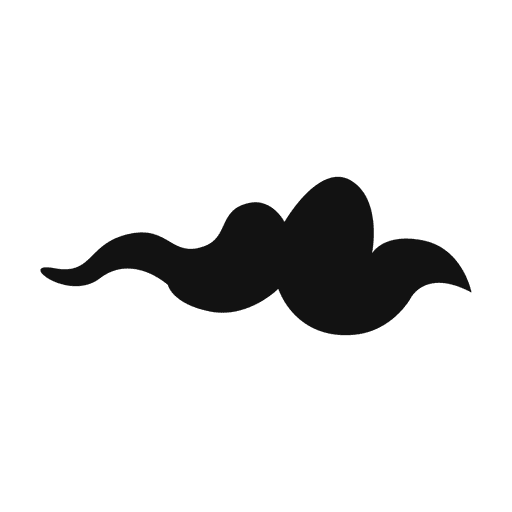 Cloud silhouette 10 PNG Design
