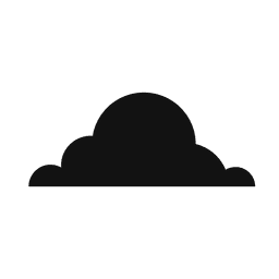 Cloud silhouette 15 PNG Design
